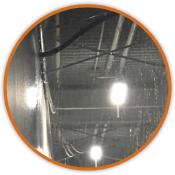 Many pipes in ceiling leaking water